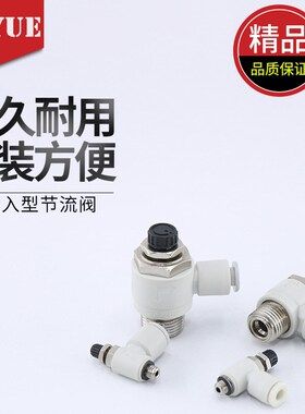 SMC型AS1211F/AS2211F/M3/M5/01/02-03/04/06/限入节流阀气缸接头