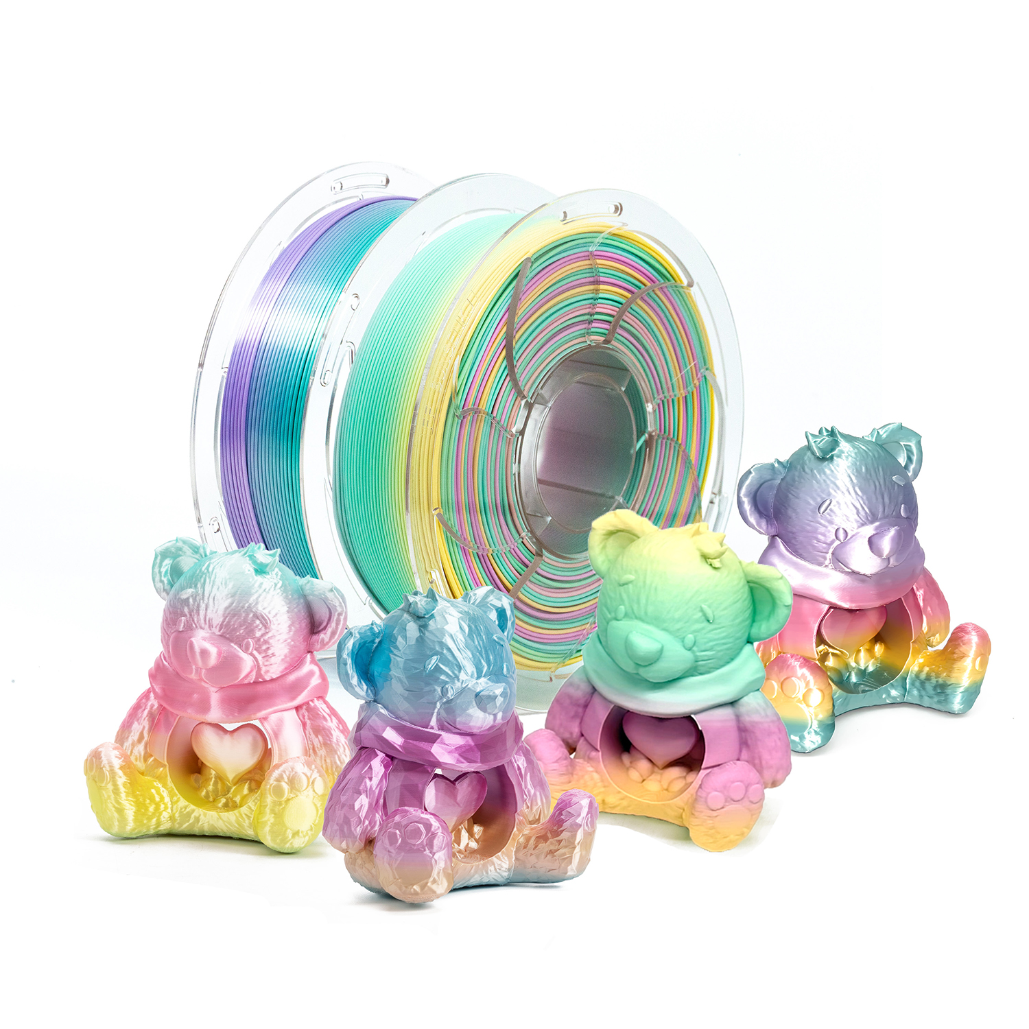 3D打印机耗材拓竹创想兼容彩虹色