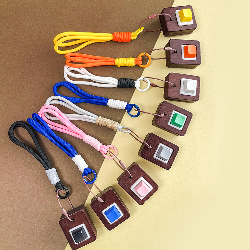 创意新奇特木质按键解压神器减压