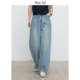 宽松直筒裤 Sue.M 松弛感夏季 新款 美式 高街复古高腰阔腿显瘦牛仔裤