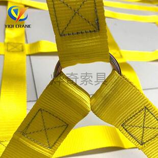 扁涤吊装平网车门防护网纶多VNW规格集装箱隔拦网现货