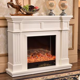 芯美式 G343壁饰柜2电子壁炉装 炉1.8米欧式 实木壁炉架电视 1.5