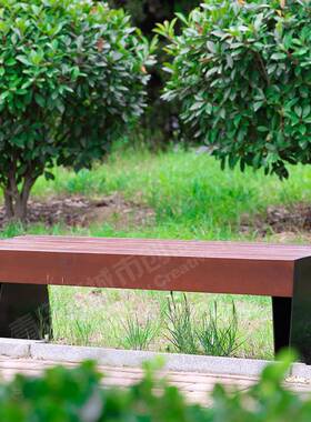 几何户园城市公BZY-66-0园凳外长座椅公广场休闲排条凳小区广场等