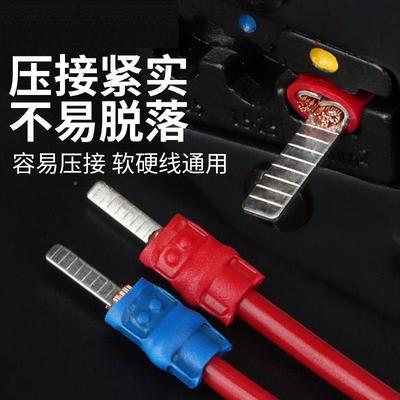 DBV片形预2绝冷压接线端子1.21855//5.5-10/4/18缘插片式空开端1