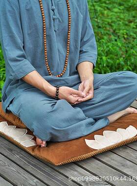 双打坐南怀ZRA瑾先生设计面木棉打坐拜垫禅垫修垫七支坐法静坐款