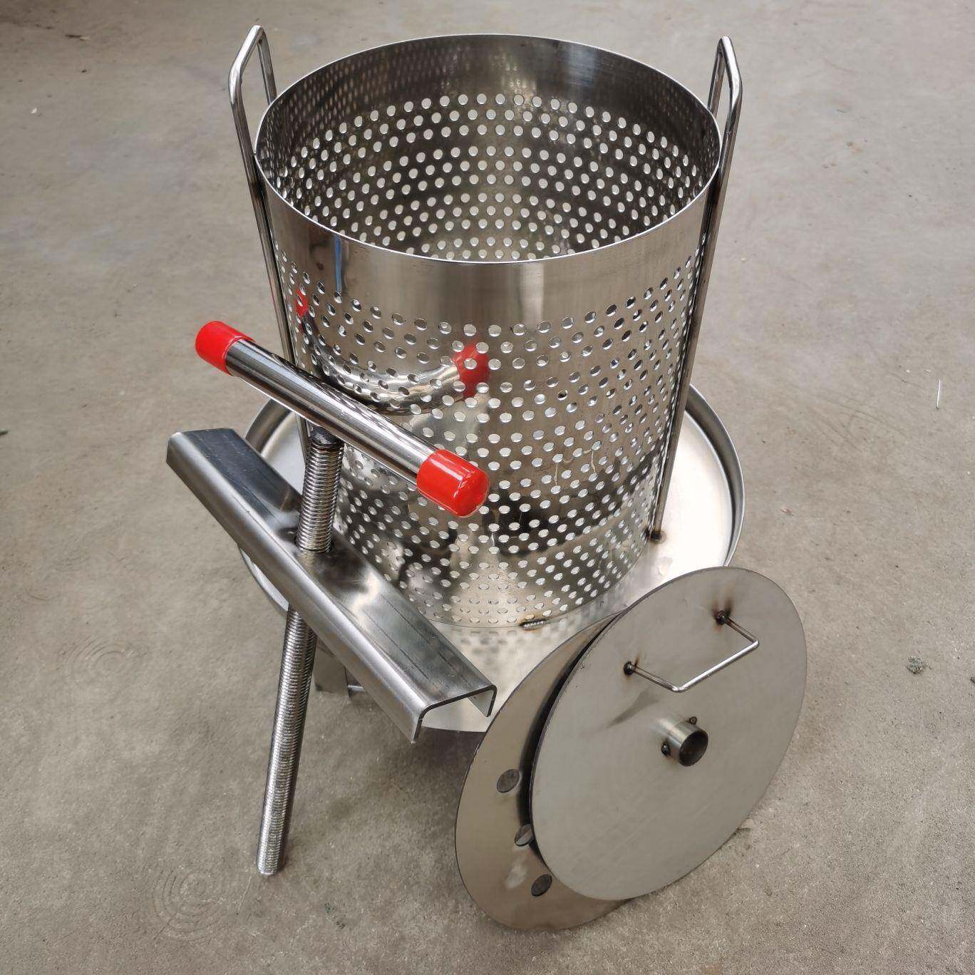 304不锈压蜜机榨钢蜡小型机家压用土蜂蜜榨机榨汁打KPX糖机压蜂蜜