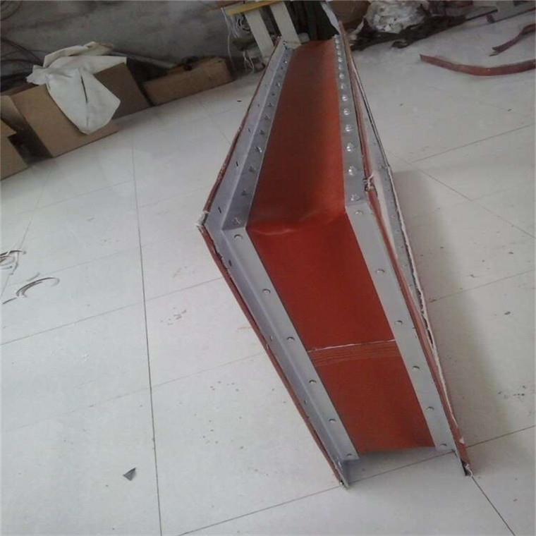 口软筒风风机软连接进出用红色高温JFQ管易安装施工