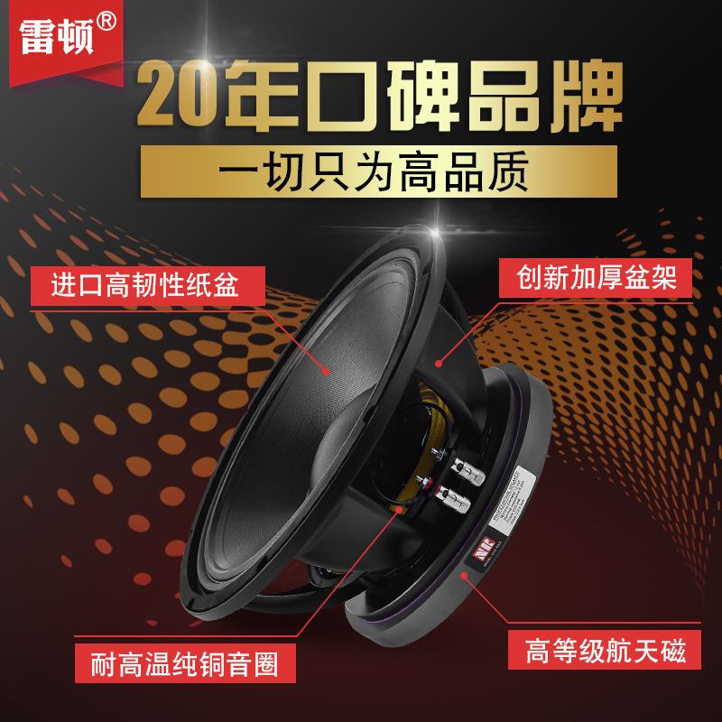雷顿1HKA2大寸低音叭功率全频台重低音220磁100芯600瓦喇KTV舞演