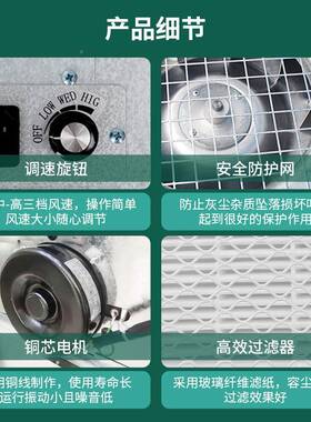 工铝叶XVH塑/叶FUffu风机F过滤单元业吊顶镀铝锌ffu百级层流罩ffu