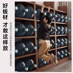 实木书架梯形落置物架纳储物GKN一体柜架家用靠墙地客厅阶梯式书