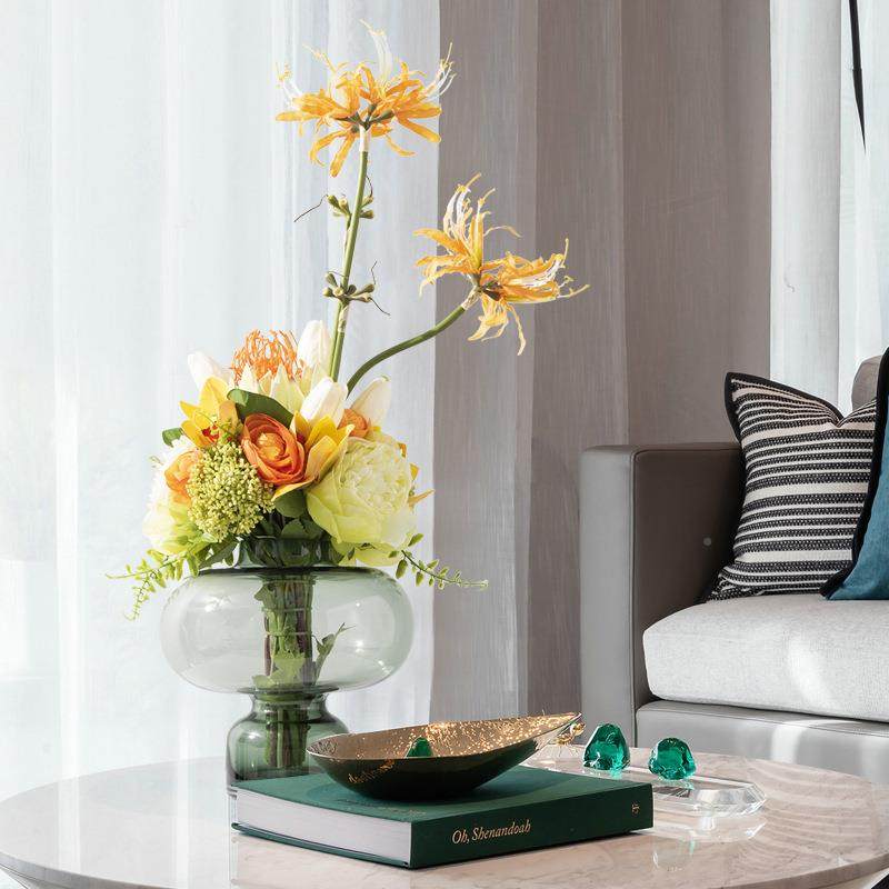 左顾仿真花艺件高端玄关摆品设客厅桌HY1646家居假花软餐摆装饰书,家居饰品,装饰摆件,淘宝优惠券,粉丝福利购,淘宝优惠卷