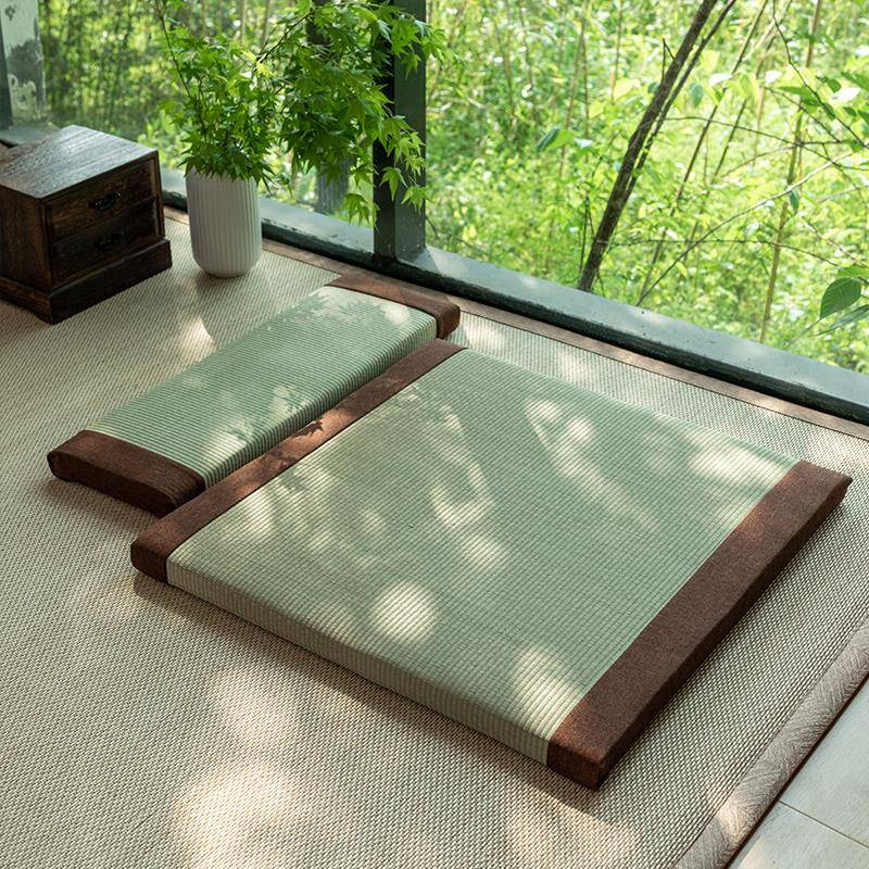 XEI3草编打坐垫修加垫VYG禅家用拜跪垫静坐冥想垫蔺草厚打坐