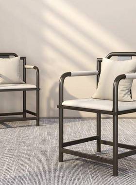 中式茶椅高端人椅茶新桌子JKU轻奢茶椅子圈椅围椅太师椅椅轻奢主