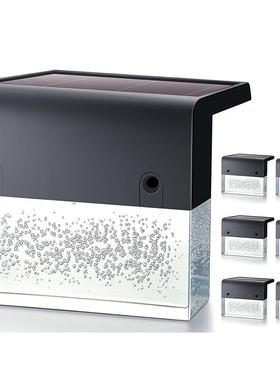 太阳能s阶梯灯太FK-01阳围墙灯LED园户外氛围灯花庭院照明灯olar