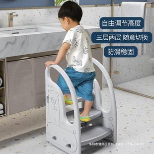 儿间童ZTJ脚踏凳宝宝洗手台阶洗漱扶台踩脚凳卫生楼梯凳子垫凳脚