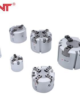 指NNT直销平行机械夹手圆柱形夹981爪MHS2二爪气微型动手气缸