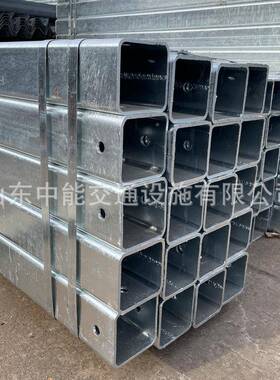 立波形护栏板方管立柱形柱热镀锌喷DUX塑圆高速公路防撞出护栏配