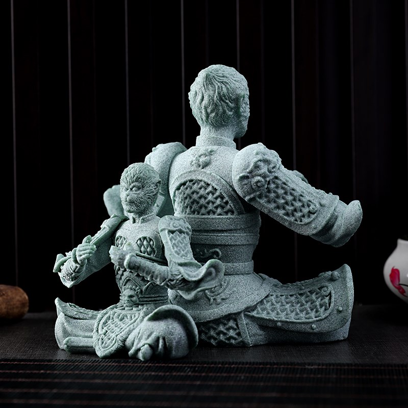 齐天大圣孙悟空斗战神佛猴子桌面小茶宠装饰假山盆景鱼缸造景