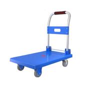 折叠小推车拉货平板车海绵护手拖车家用小拉车手推车搬运车