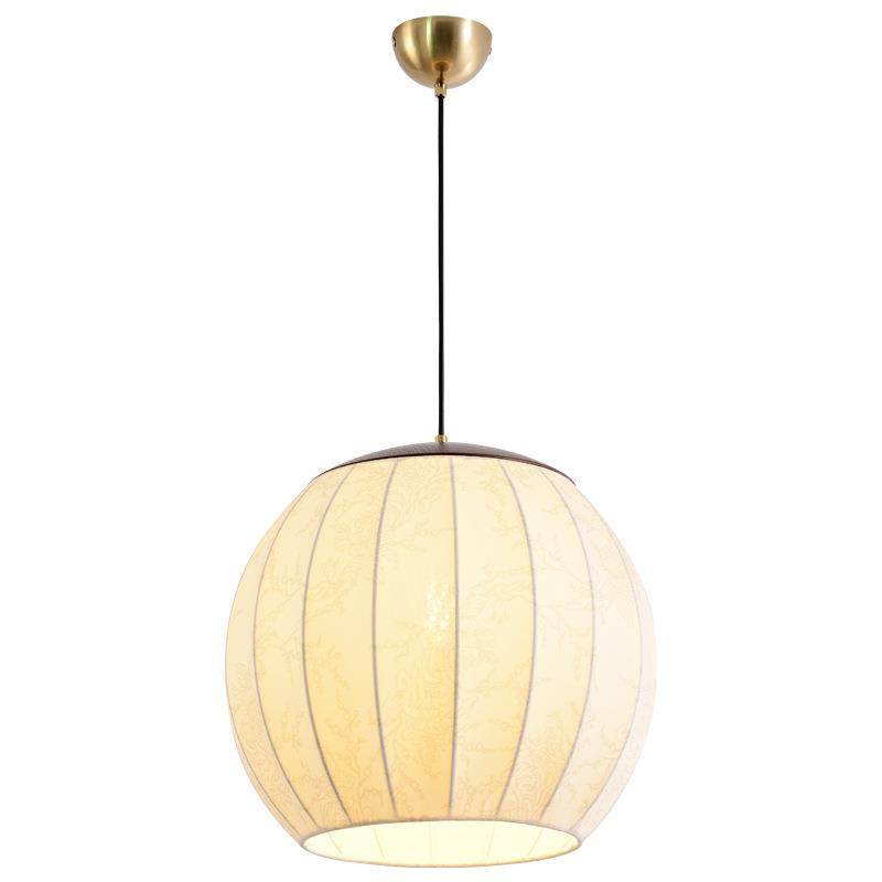 法式中古风餐厅吊灯圆球布艺卧室民宿吊灯书房禅意茶室氛围感灯具,家装灯饰光源,智能吊灯,淘宝优惠券,粉丝福利购,淘宝优惠卷