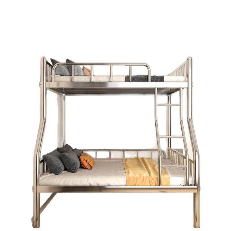 202加厚不锈钢床母子上下铺双层家用公寓宿舍床加厚牢固201铁艺床