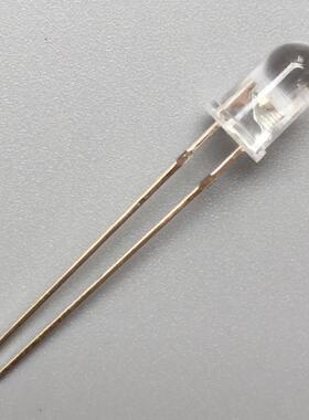 F5圆头红蓝双闪LED灯珠5mmRB双闪LED发光二极管双色闪泡