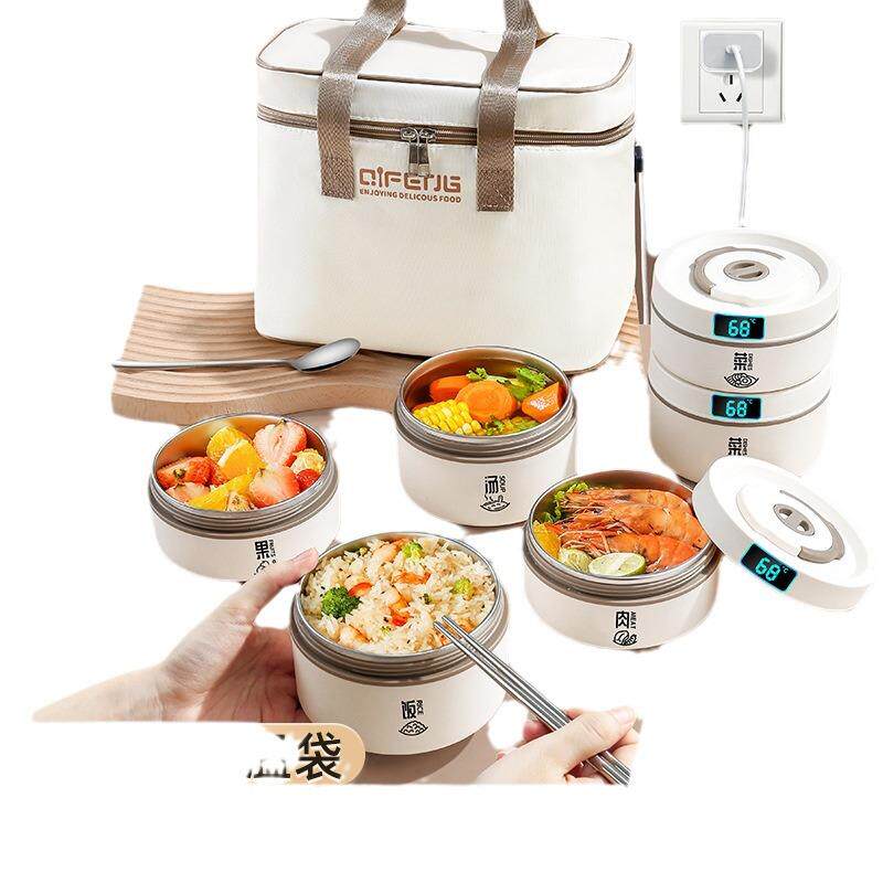 超长保温饭盒桶上班族可微波炉加热插电恒温24小时带便当餐盒