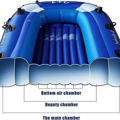 2024橡皮艇加厚气垫船PVC皮划艇充气船便携折叠钓鱼船源头工厂