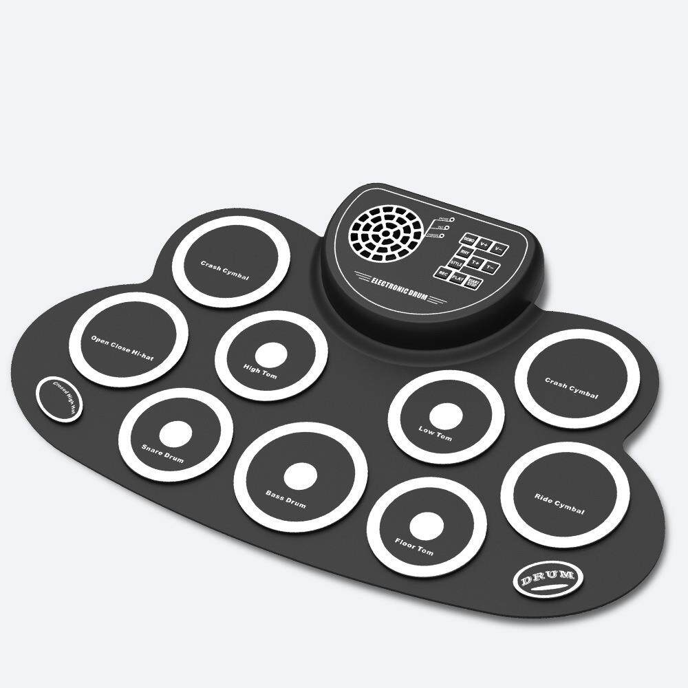 桌面手卷电子鼓带音响喇叭可充电打击板玩DTX游戏儿童练习踏板