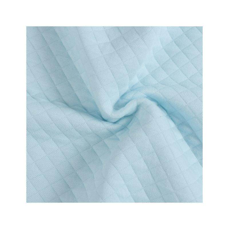 两面棉大方格提花空气层夹丝空气层婴童布料婴儿空气棉睡衣面料,纺织面料/辅料/配套,空气层,淘宝优惠券,粉丝福利购,淘宝优惠卷