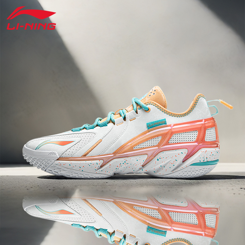 李宁男子缓震防滑实战篮球鞋