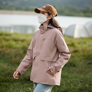 李宁运动风衣女春秋新款 休闲连帽外套AFDT750 防泼水防风舒适开衫