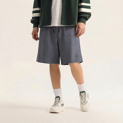 李宁中国色透气宽松男运动短裤