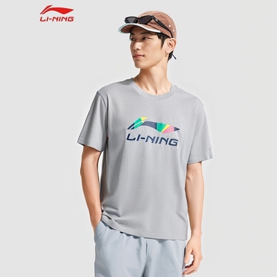 肖战同款李宁以我为名T恤夏季男女同款棉质短袖上衣文化衫AHSUC27