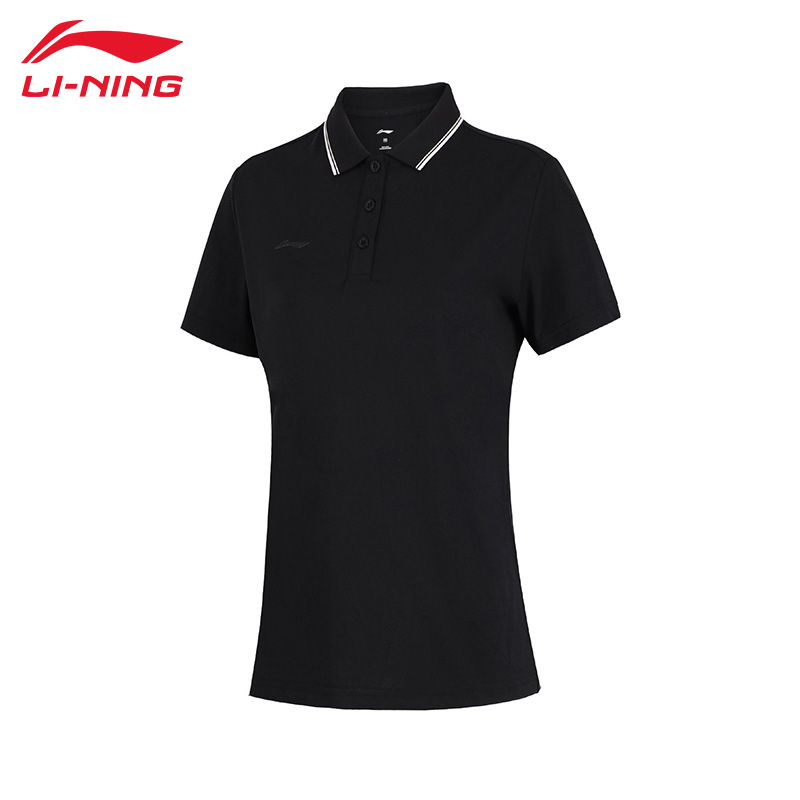 李宁POLO衫夏季新款短袖女士