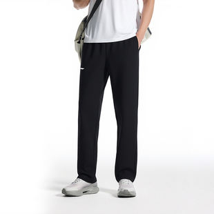 休闲健身加厚保暖通勤长裤 李宁加绒卫裤 运动裤 新款 AKLVJ83 男冬季