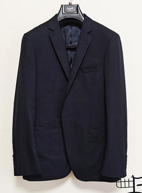 吉家断码175A精纺毛料商务休闲男士便西装外套羊毛套装西服上衣