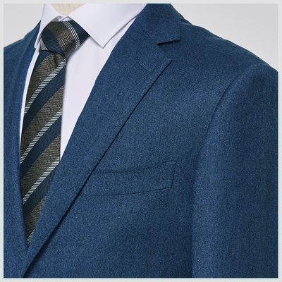 【VBC120S 半麻衬】吉家纯绵羊毛西装修身商务休闲男士西服套装