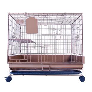 防育笼子家用大号侏儒兔荷兰猪豚鼠小窝可承接残渣宠物兔笼新款