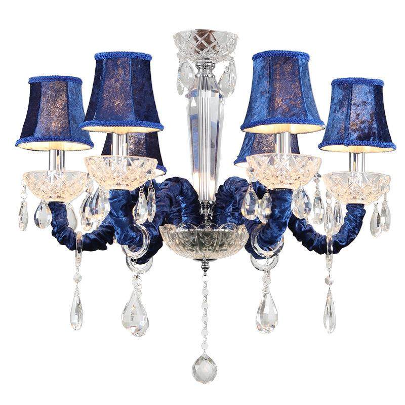 欧式水晶吊灯客厅餐厅灯蓝色漫咖啡厅网咖ktv彩色蜡烛灯厂家直销,家装灯饰光源,智能吊灯,淘宝优惠券,粉丝福利购,淘宝优惠卷