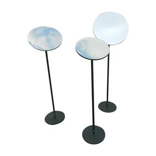 婚庆铁艺镜面幻境路引室外森系婚礼出场迎宾区装饰甜甜圈摆件道具