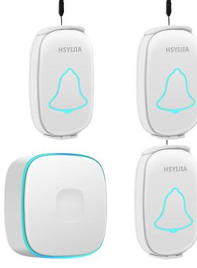 A808三拖一老人病人呼叫器床头按唤铃无线遥控门铃一键紧急平安铃