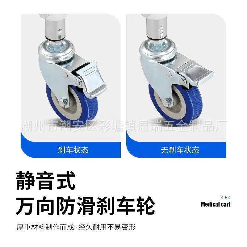 厂家直销医院小推车不锈钢推车美容护理手术置物架口腔仪器器械车