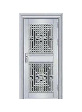 厂家304不锈钢入户门防盗门农乡村防锈大门双开门入户门户外家用