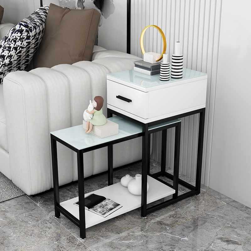 约简几角沙F96S87J8发边柜移动小茶几客厅沙发边旁侧边储物柜边窄