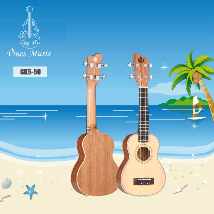 26寸1寸GK-503寸尤克里小吉他云2杉沙比利乌克丽丽里GK-250乐器