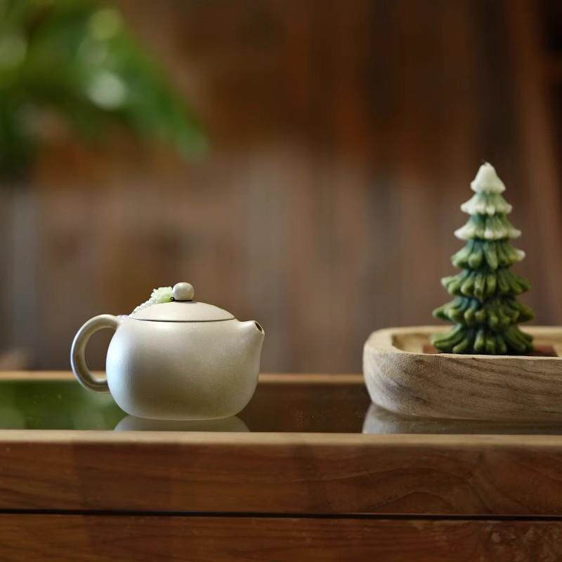 宜茶宜兴高兴正宗紫砂壶原矿白玉段美西施壶家用泡茶档壶壶茶具