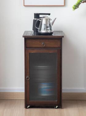 用水壶一家体茶边BEG柜茶桌边柜移动烧茶柜泡茶水台办公室茶具置