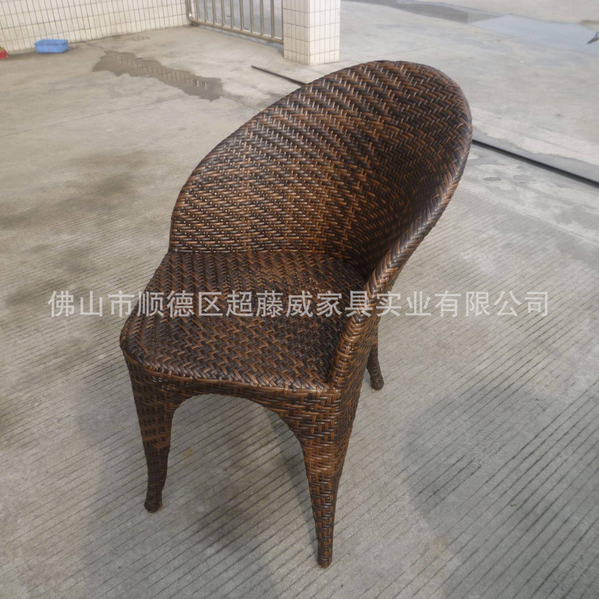 户外外藤制桌椅酒具店销售中心藤家具藤艺编家酒CF-789店藤餐桌椅