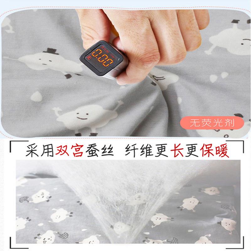 儿童踢连体防衣防踢SD002被子可卸内胆宝宝服丝绵加厚脱蚕丝分腿